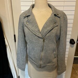 Juicy Couture Light Gray Women's moto Jacket